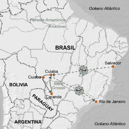 Brasil + Vida salvaje del Pantanal Norte-Mato Grosso