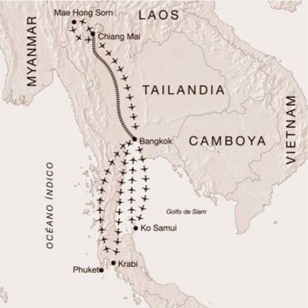 Tailandia + Bangkok, Trek de las minor�as �tnicas, Mae Hong Son y playas del sur