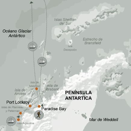 Antartida  + Pen�nsula Ant�rtica en el buque Plancius.   