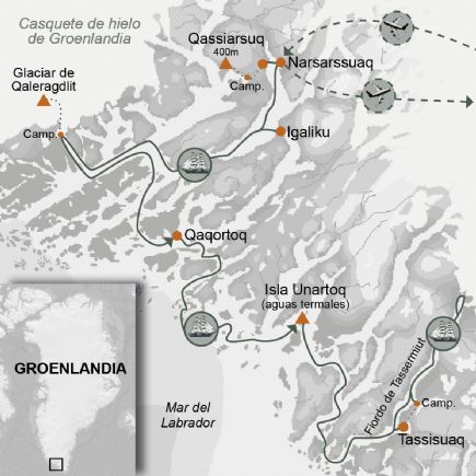 Groenlandia + Multiactividad en los fiordos del sur
