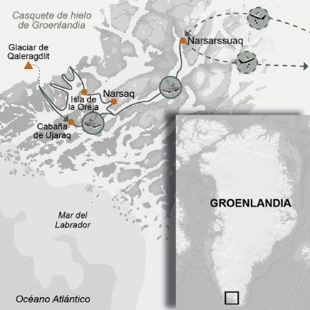 Groenlandia + Traves�a en kayak y caminatas en los fiordos de Narsaq